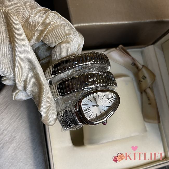 Kitlife Bulgari Serpenti Watch in Silver  - 1
