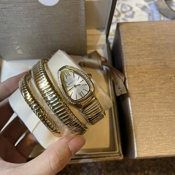 Kitlife Bulgari Serpenti Watch in Gold With Diamond