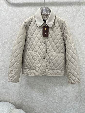 Kitlife Loro Piana Quilted Jacket Off-White