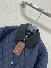 Kitlife Loro Piana Quilted Jacket Dark Blue - 5