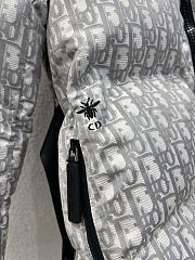 Kitlife Dior DiorAlps Belted Puffer Jacket Gray Oblique Quilted Technical Taffeta - 6