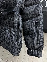 Kitlife Dior DiorAlps Belted Puffer Jacket Black Oblique Quilted Technical Taffeta - 5