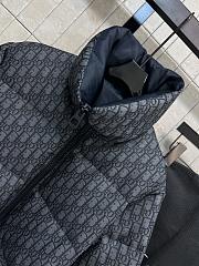 Kitlife Dior DiorAlps Belted Puffer Jacket Black Oblique Quilted Technical Taffeta - 2
