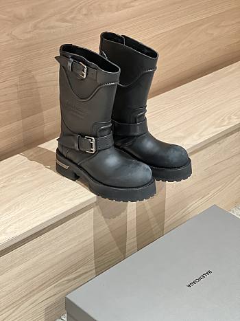 Kitlife Balenciaga Venom Motorcycle Boots Black 