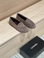 Kitlife Chanel Brown Sheepskin Wool Warm Loafers  - 4