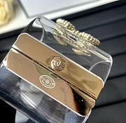 Kitlife Chanel Golden Transparent Plastic Cuff - 6