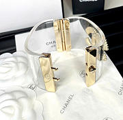 Kitlife Chanel Golden Transparent Plastic Cuff - 5