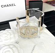 Kitlife Chanel Golden Transparent Plastic Cuff - 4