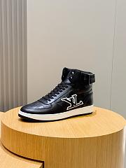 Kitlife Louis Vuitton Beverly Hills Men's High-top Sneakers Black  - 2