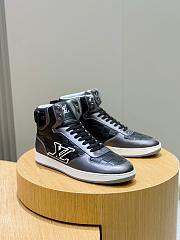Kitlife Louis Vuitton Beverly Hills Men's High-top Sneakers Black & Grey - 1