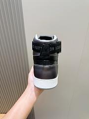 Kitlife Louis Vuitton Beverly Hills Men's High-top Sneakers Black & Grey - 5