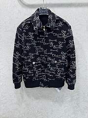 Kitlife Chanel Embroidered Wool Crepe Jacket Black & Multicolour - 1