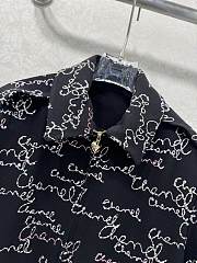 Kitlife Chanel Embroidered Wool Crepe Jacket Black & Multicolour - 5