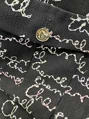 Kitlife Chanel Embroidered Wool Crepe Jacket Black & Multicolour - 4