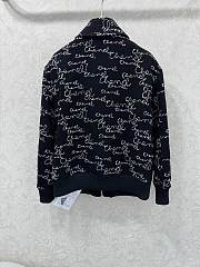 Kitlife Chanel Embroidered Wool Crepe Jacket Black & Multicolour - 2