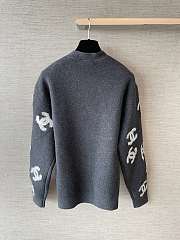 Kitlife Chanel Cashmere Cardigan In Black / Red - 6