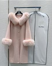 Kitlife Max Mara Double-Faced Cashmere Coat Pink - 1