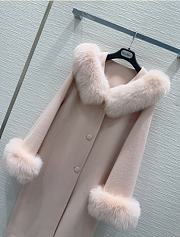 Kitlife Max Mara Double-Faced Cashmere Coat Pink - 4
