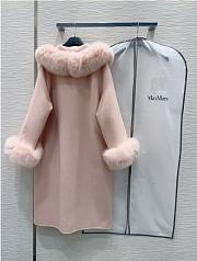 Kitlife Max Mara Double-Faced Cashmere Coat Pink - 2