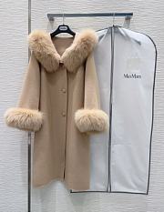 Kitlife Max Mara Double-Faced Cashmere Coat Beige - 1