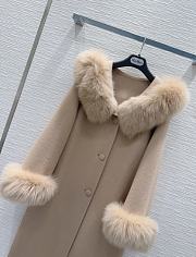 Kitlife Max Mara Double-Faced Cashmere Coat Beige - 5