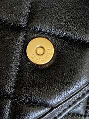 Kitlife Chanel 25K Black Lambskin Bowling Bag AS5792 15.5x24x11.5cm  - 2