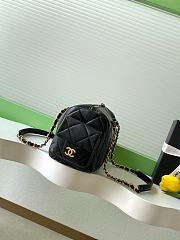 Kitlife Chanel 25K Black Lambskin Bowling Bag AS5792 15.5x24x11.5cm  - 3
