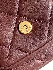 Kitlife Chanel 25K Burgundy Lambskin Bowling Bag AS5792 15.5x24x11.5cm  - 4