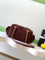 Kitlife Chanel 25K Dark Brown Bowling Bag AS5792 15.5x24x11.5cm - 3
