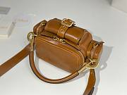 Kitlife Chloe Small Double Carry Leather Camera Bag Brown W0653 25x12x12cm  - 4