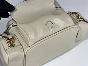 Kitlife Chloe Small Double Carry Leather Camera Bag White W0653 25x12x12cm - 4