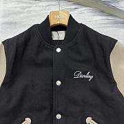 Kitlife Dior Diorling Varsity Jacket Black Wool Blend - 5
