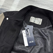 Kitlife Dior Diorling Varsity Jacket Black Wool Blend - 2