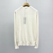 Kitlife Dior Sweater White Wool Jersey with Christian Dior Paris Tag  - 6