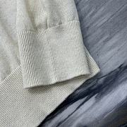 Kitlife Dior Sweater White Wool Jersey with Christian Dior Paris Tag  - 2
