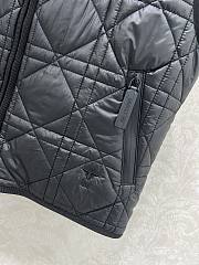 Kitlife Dior Quilted Reversible Eco-Fur Vest Black - 3