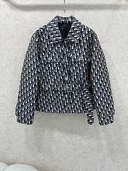 Kitlife Dior 25 Dark Blue Jacquard Collar Jacket  - 1