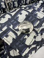 Kitlife Dior 25 Dark Blue Jacquard Collar Jacket  - 5