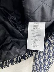 Kitlife Dior 25 Dark Blue Jacquard Collar Jacket  - 4