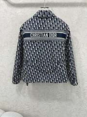 Kitlife Dior 25 Dark Blue Jacquard Collar Jacket  - 3