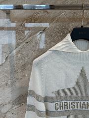 Kitlife Dior 25 DiorAlps Mock Neck Cardigan with Gold-Tone Dior Star Motif - 5
