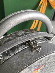 Kitlife Goyard Alto Hatbox Trunk Bag Light Grey - 18x16.5x7cm  - 3