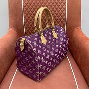 Kitlife Louis Vuitton Speedy P9 Bandoulière 40 Bag Purple M24417 40x26x23cm  - 3
