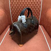 Kitlife Louis Vuitton Speedy Trunk 25 Bag Dark Brown M26392 27x20x15cm - 3