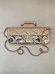 Kitlife Chanel Large Flap Bag With Handle Gold AS5807 12.5x30x5cm - 5
