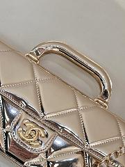 Kitlife Chanel Large Flap Bag With Handle Gold AS5807 12.5x30x5cm - 4