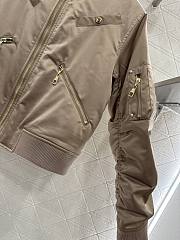 Kitlife Louis Vuitton Zipper Deconstructed Cotton Jacket Brown - 6