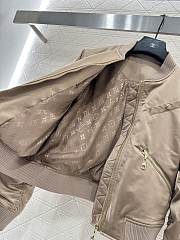 Kitlife Louis Vuitton Zipper Deconstructed Cotton Jacket Brown - 5