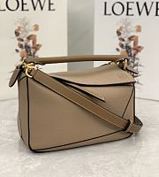 Kitlife Loewe Puzzle Geometric Bag Sand-Colored 24x16x10cm - 1