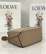 Kitlife Loewe Puzzle Geometric Bag Sand-Colored 24x16x10cm - 5